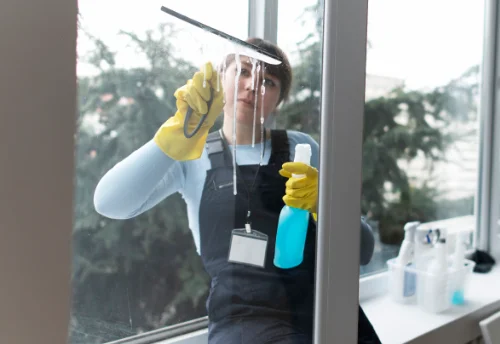 Nettoyage de vitres intérieures et extérieures à Tombebœuf